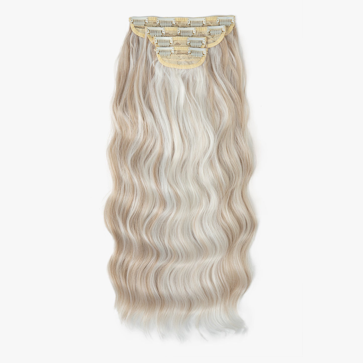 Clip In Hair Extensions 4 PCS Icy Blonde