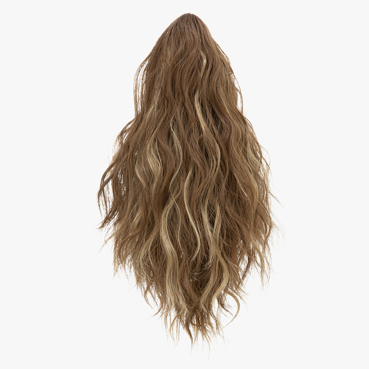 Claw Clip Short Ponytail Extension Wavy Ponytail