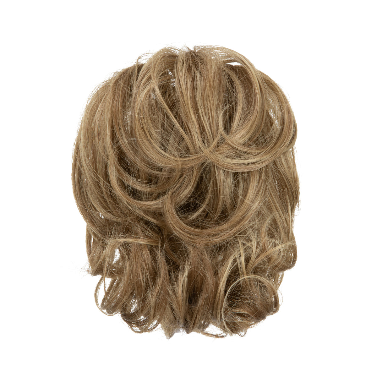 Messy Wavy Short Ponytail Pecan