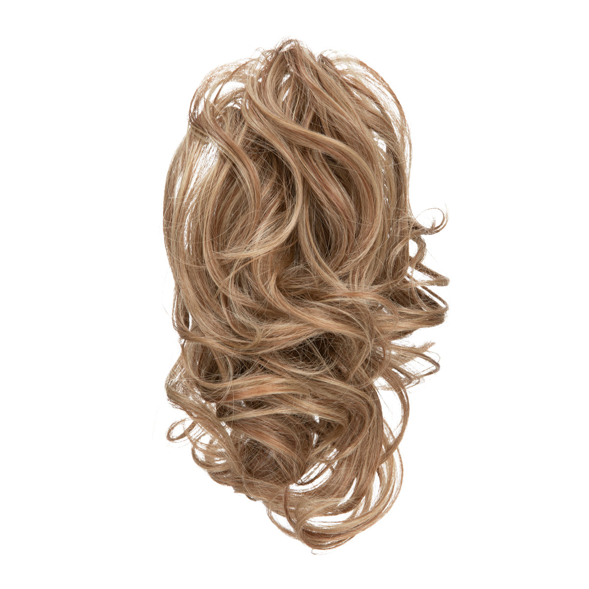 DIY Claw Clip Natural Ponytail Hair Extensions Medium Auburn Ash Blonde