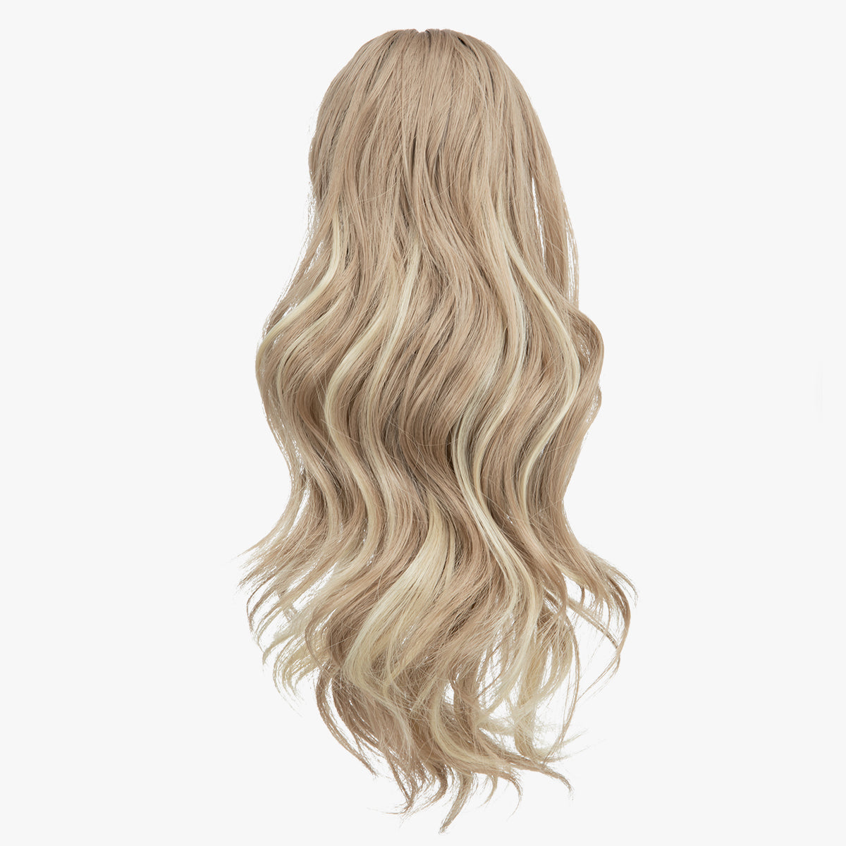 Natural long curly ponytail Dirty Blonde