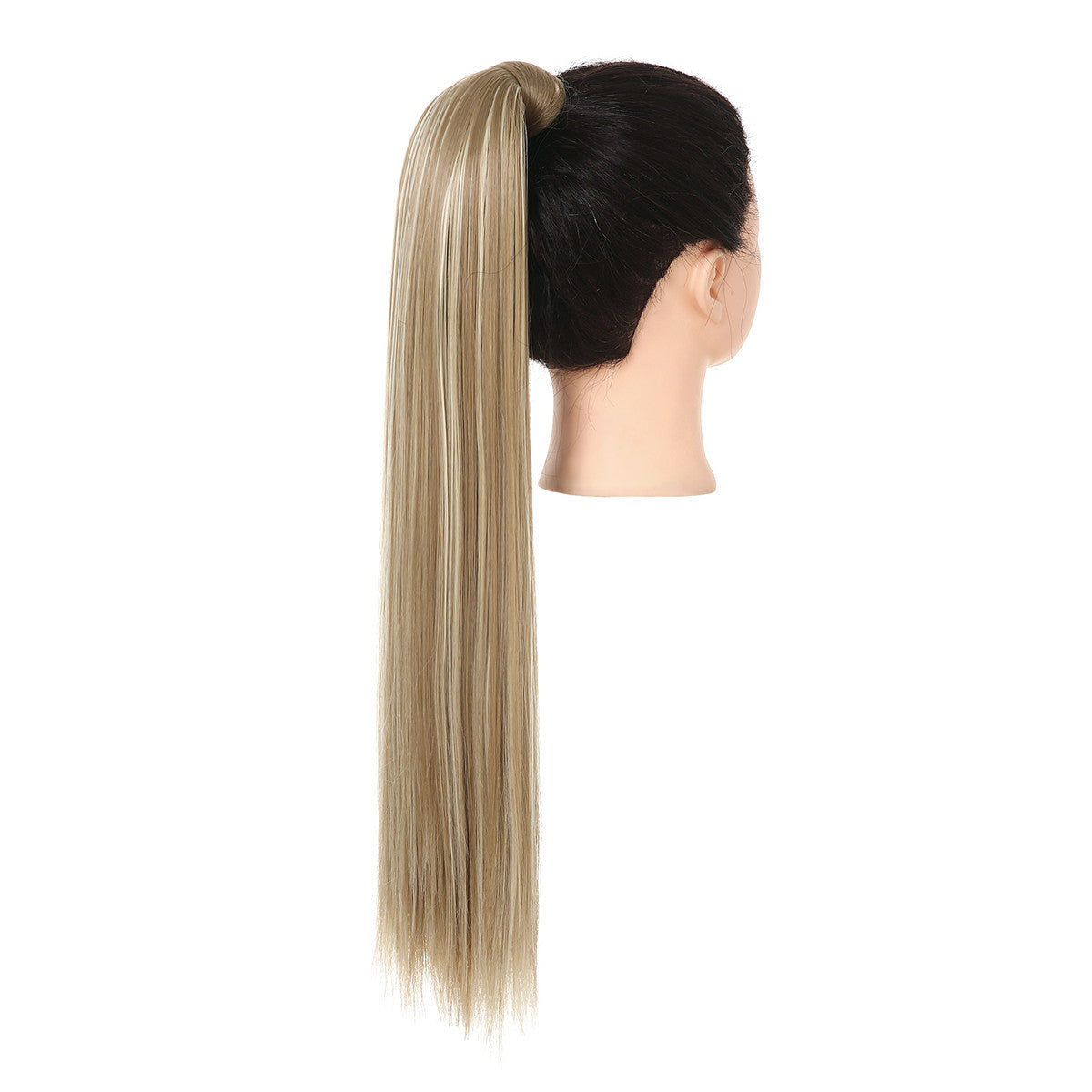 Clip Drawstring Fake Long Ponytail Dirty Blonde Lilca 24in