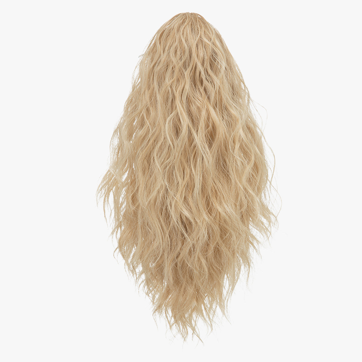 Claw Clip Short Ponytail Extension Wavy Ponytail Buttery Blonde