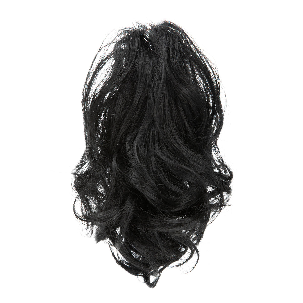 DIY Claw Clip Natural Ponytail Hair Extensions Jet Black