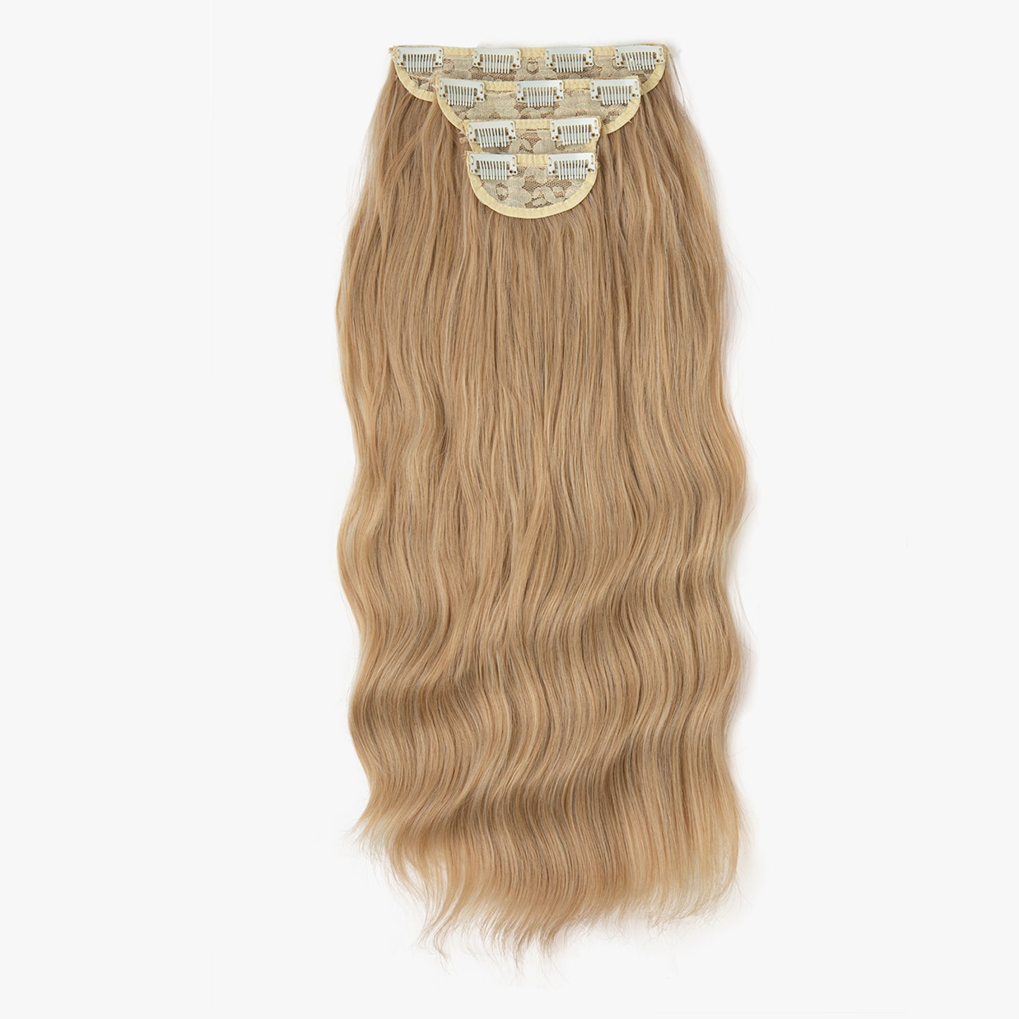 Clip In Hair Extensions 4 PCS Light Honey Blonde