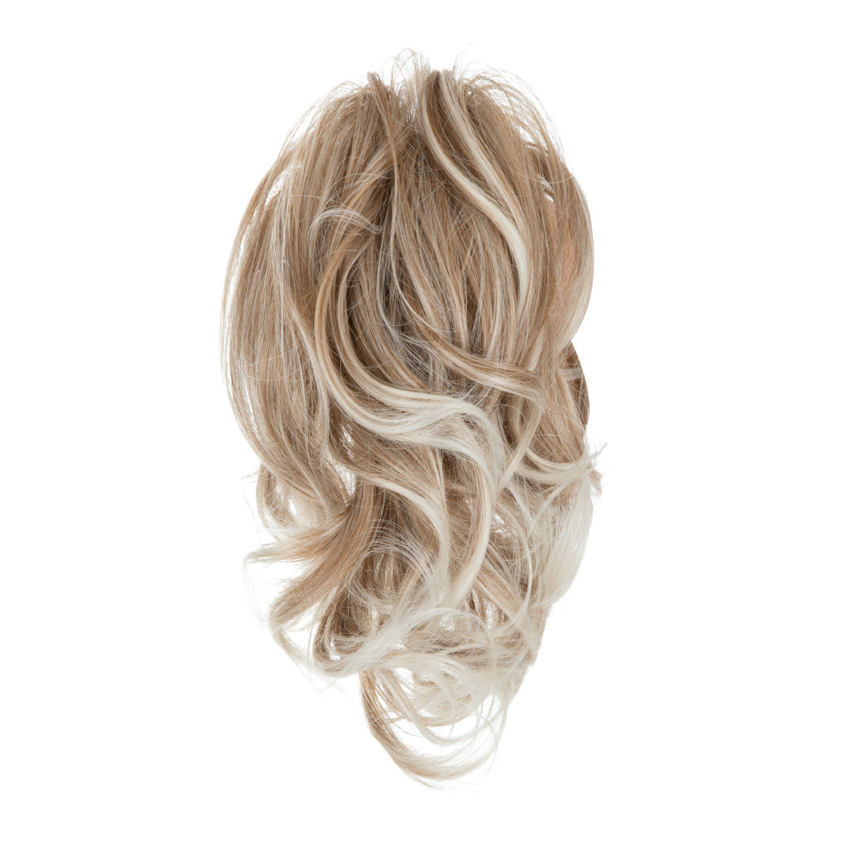 DIY Claw Clip Natural Ponytail Hair Extensions Golden Wheat and Platinum Blonde Tips