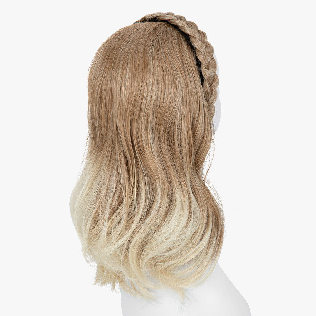 Golonee Half Wig with Headband Gloden Blonde and Beach Blonde Tips