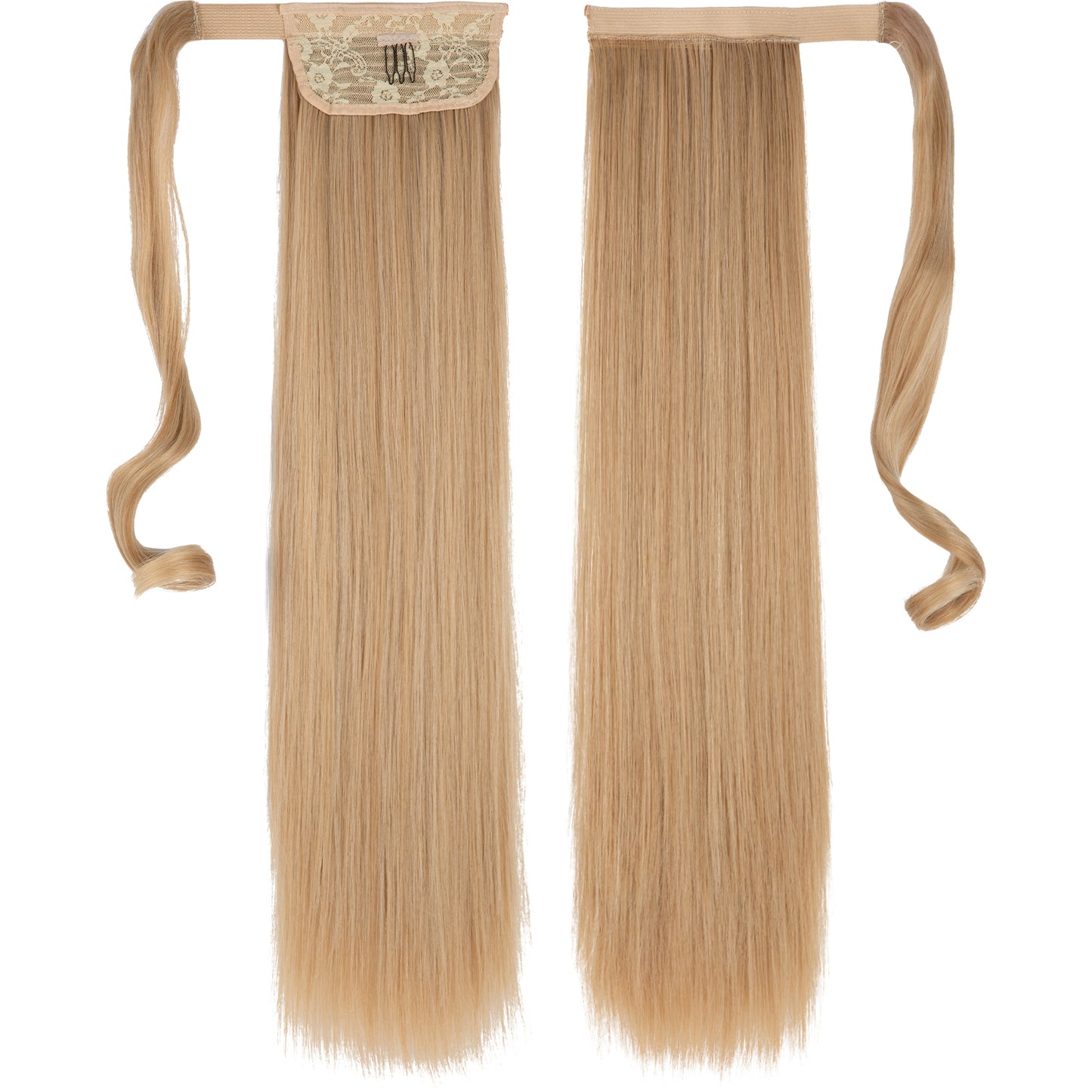 Clip Drawstring Fake Long Ponytail