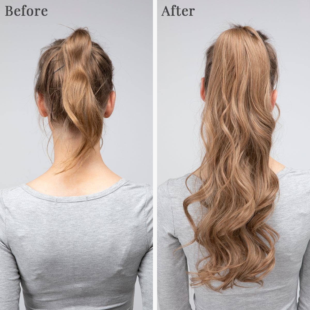 Wrap Around Long Curly Ponytail