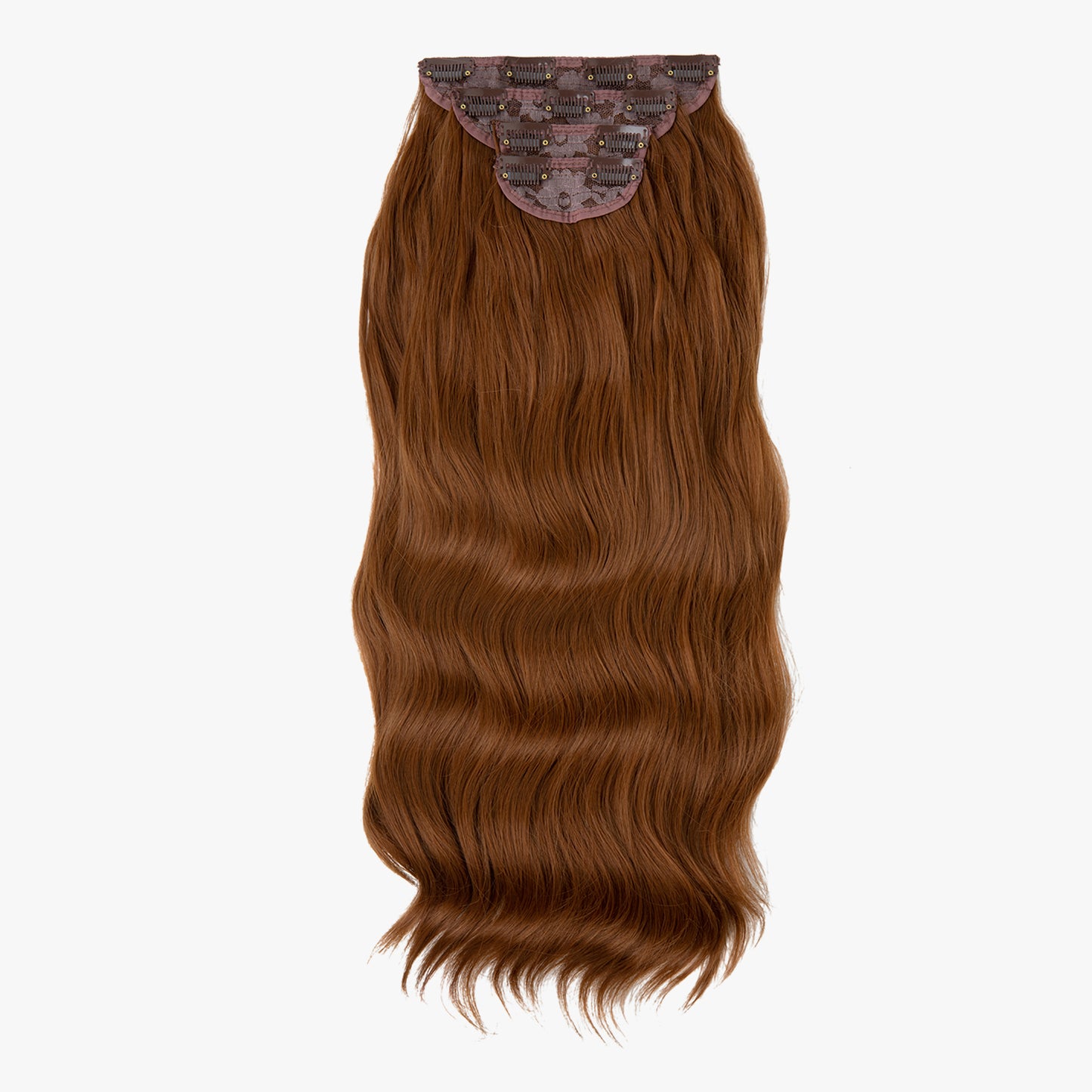 Clip In Hair Extensions 4 PCS Light Auburn