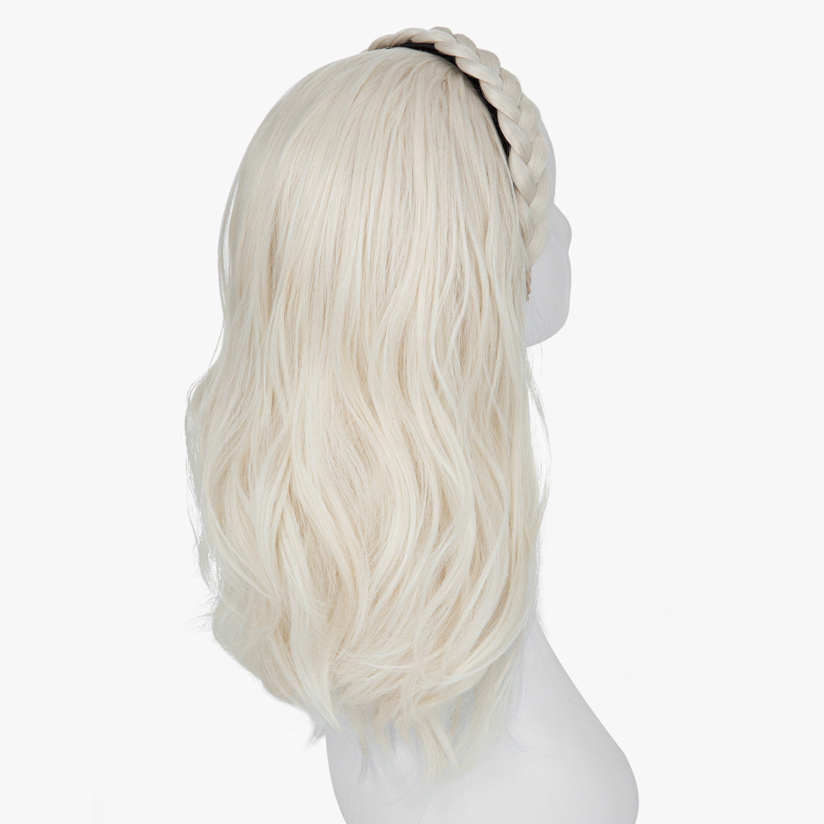 Golonee Half Wig with Headband Platinum Blonde