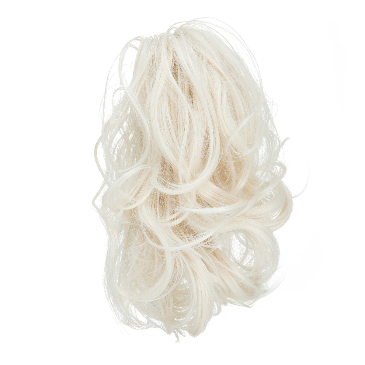 DIY Claw Clip Natural Ponytail Hair Extensions Platinum Blonde