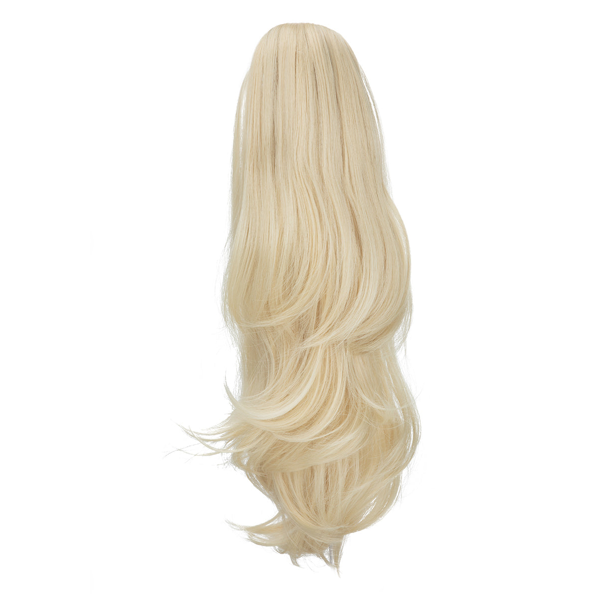 Clip In Hair Extensions Long Straight Ponytail Beach Blonde