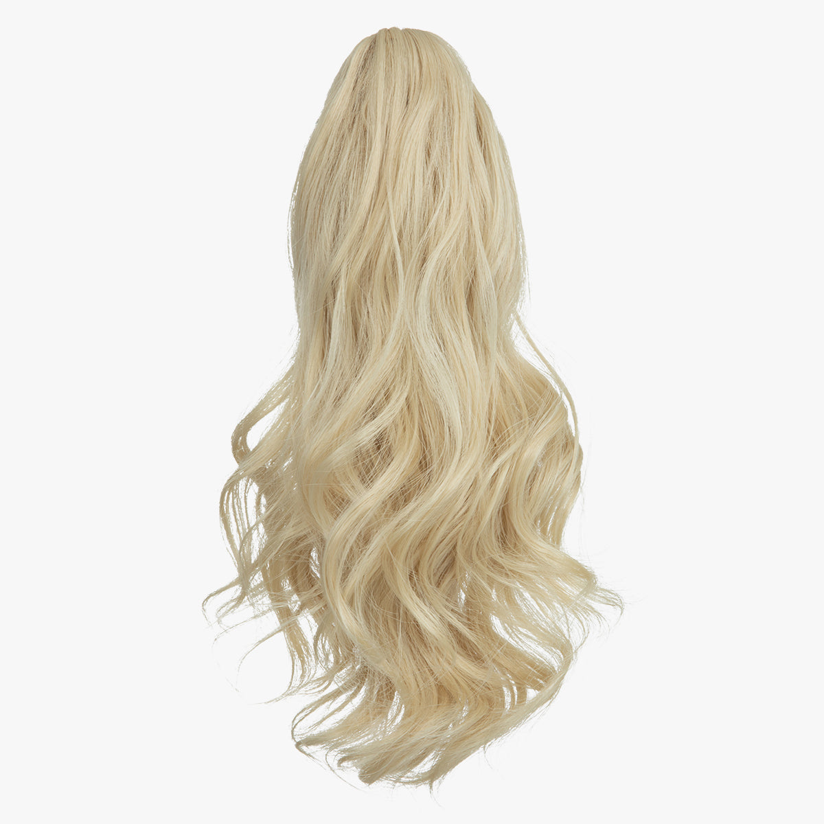 Natural long curly ponytail Beach Blonde
