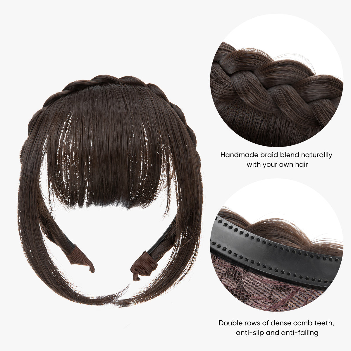 Front Bangs & Sideburns Wig Accessories