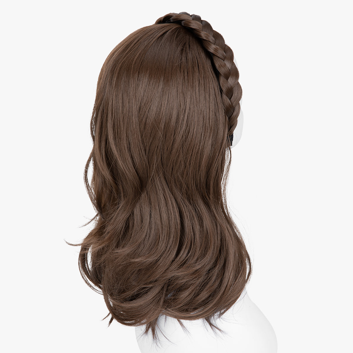 Golonee Half Wig with Headband Medium Brown