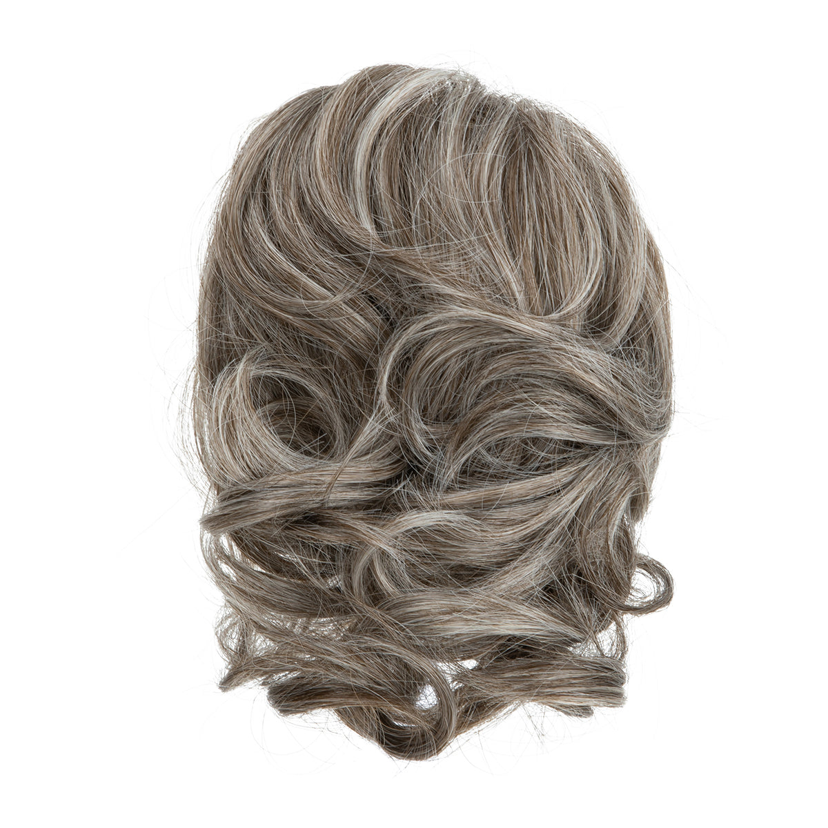 DIY Claw Clip Natural Ponytail Hair Extensions Ash Grey