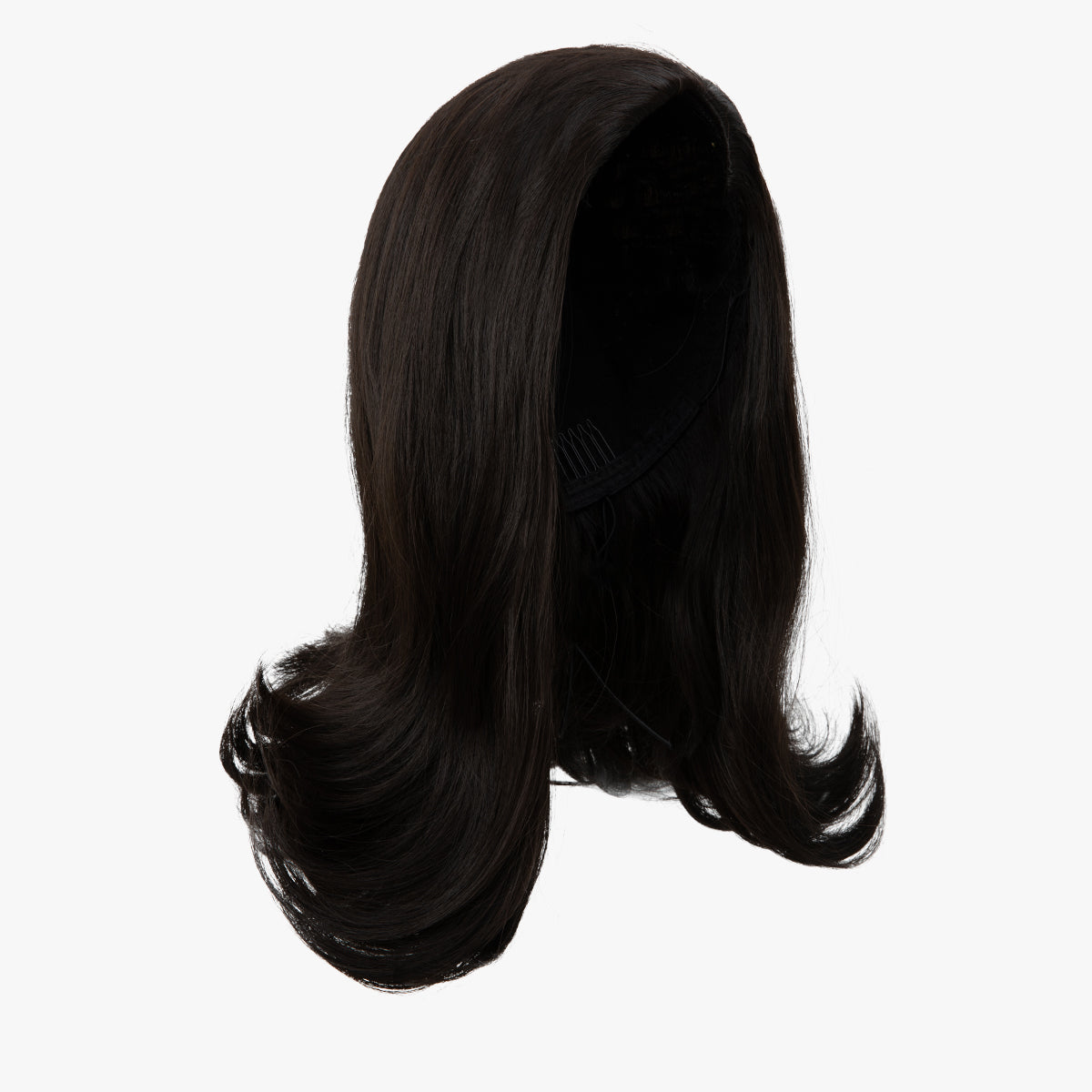 Curly Hair Drawstring Hat Ponytail Half Head Wig