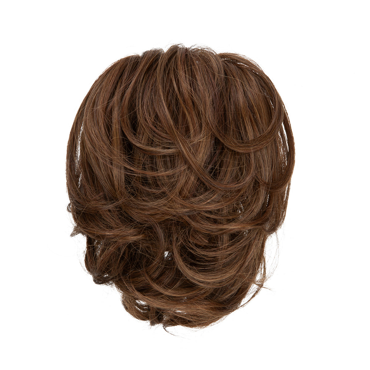 Messy Wavy Short Ponytail Chocolate Multi