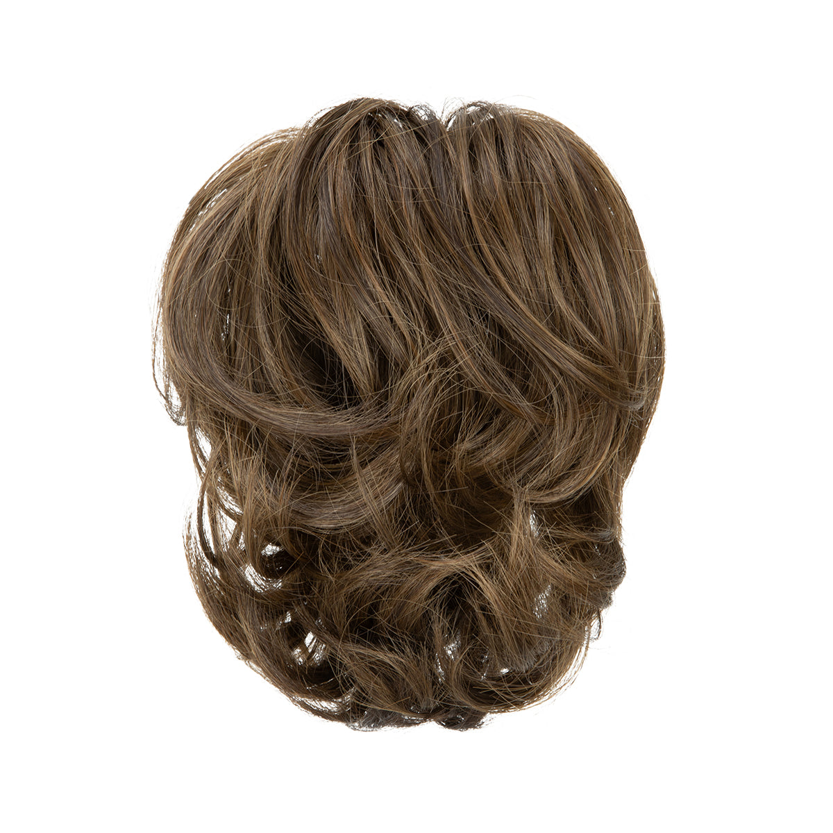 Messy Wavy Short Ponytail Coffee Brown