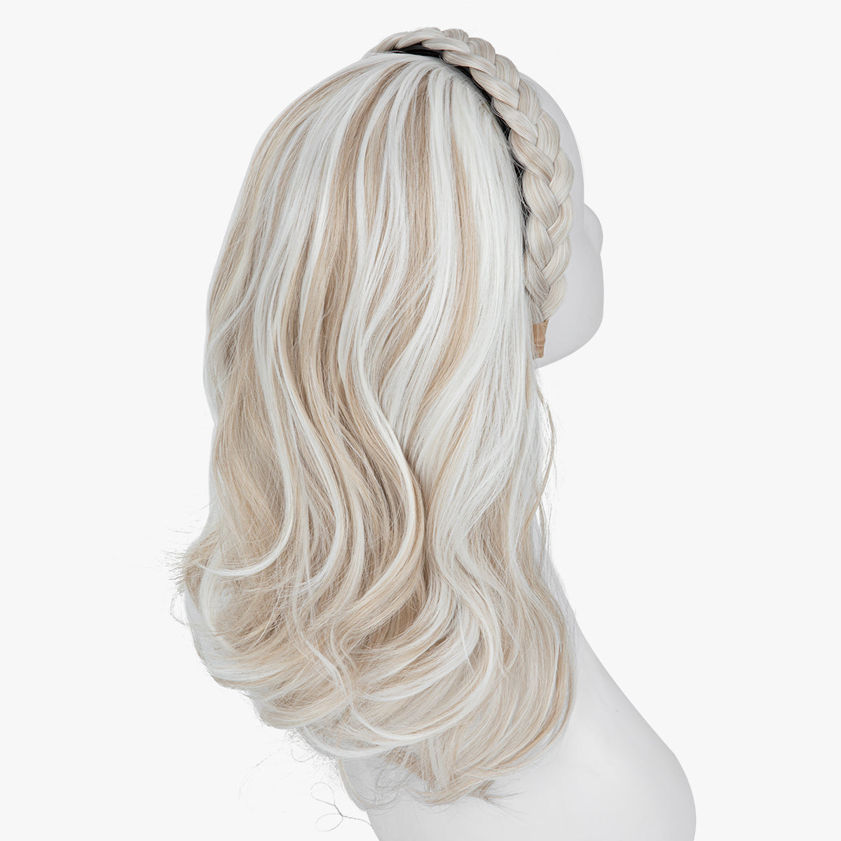 Golonee Half Wig with Headband Cold Blonde