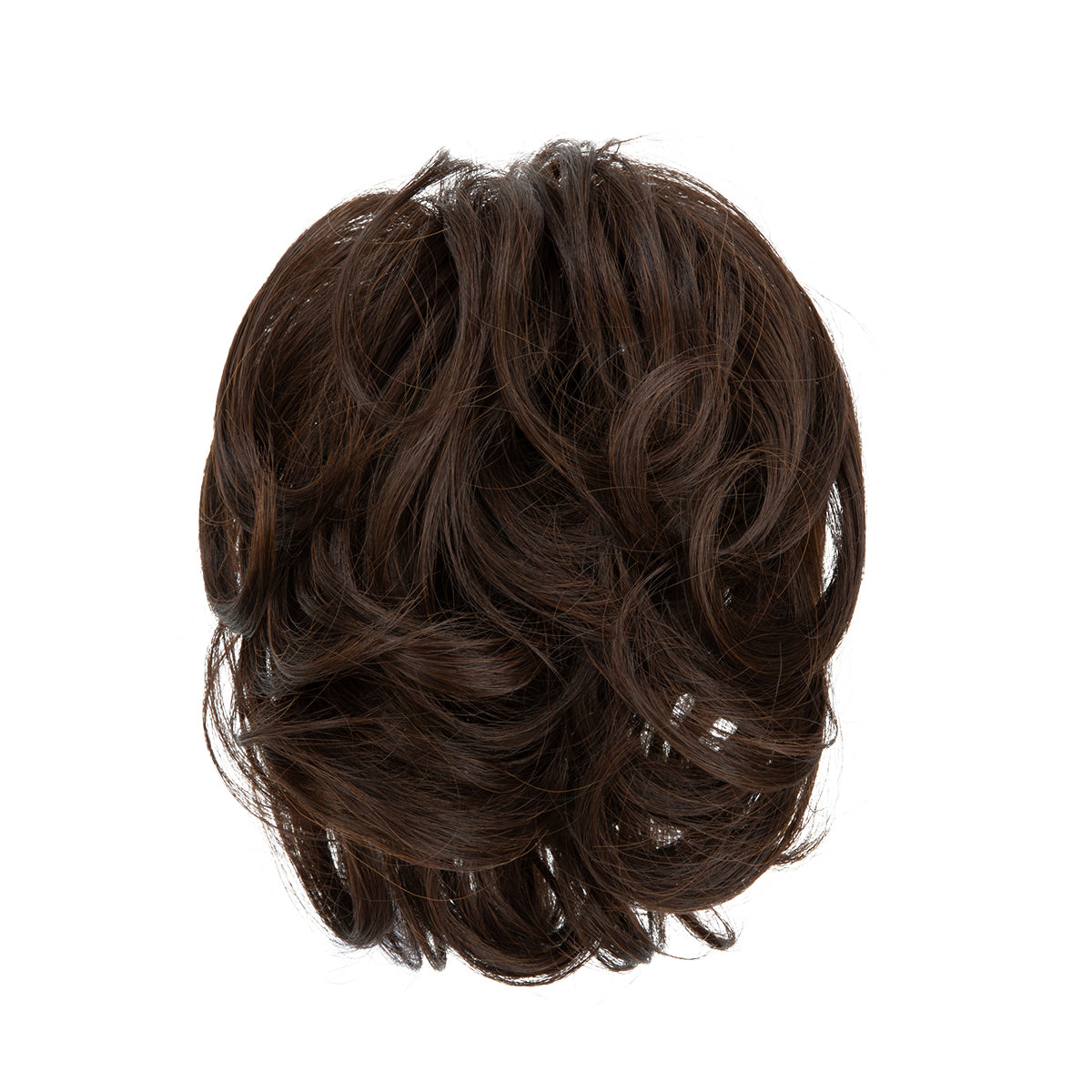 Messy Wavy Short Ponytail Dark Chocolate