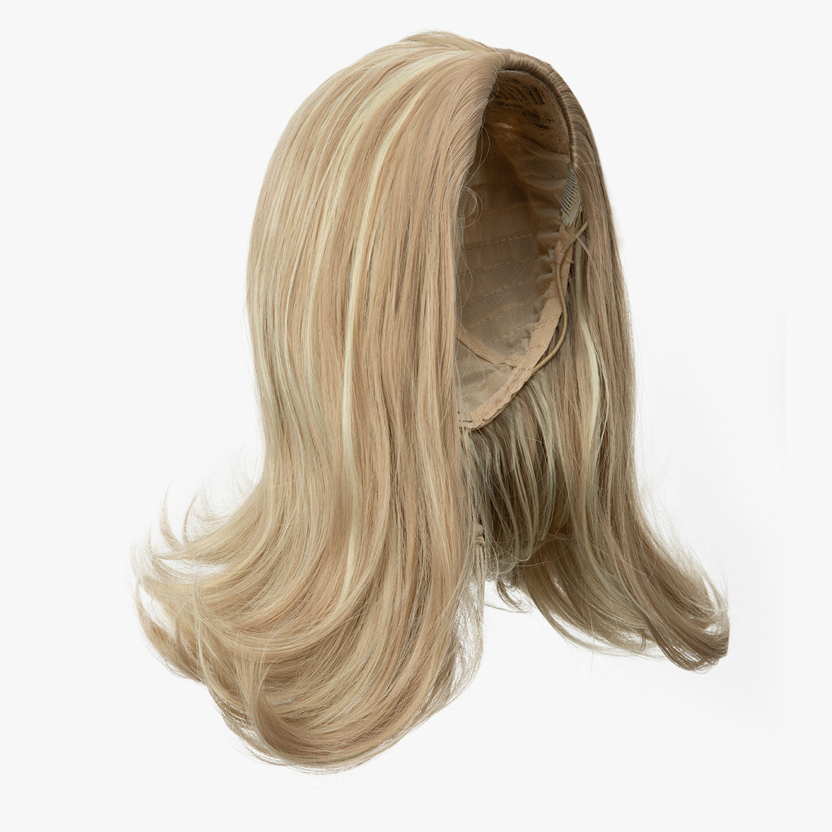 Curly Hair Drawstring Hat Ponytail Half Head Wig