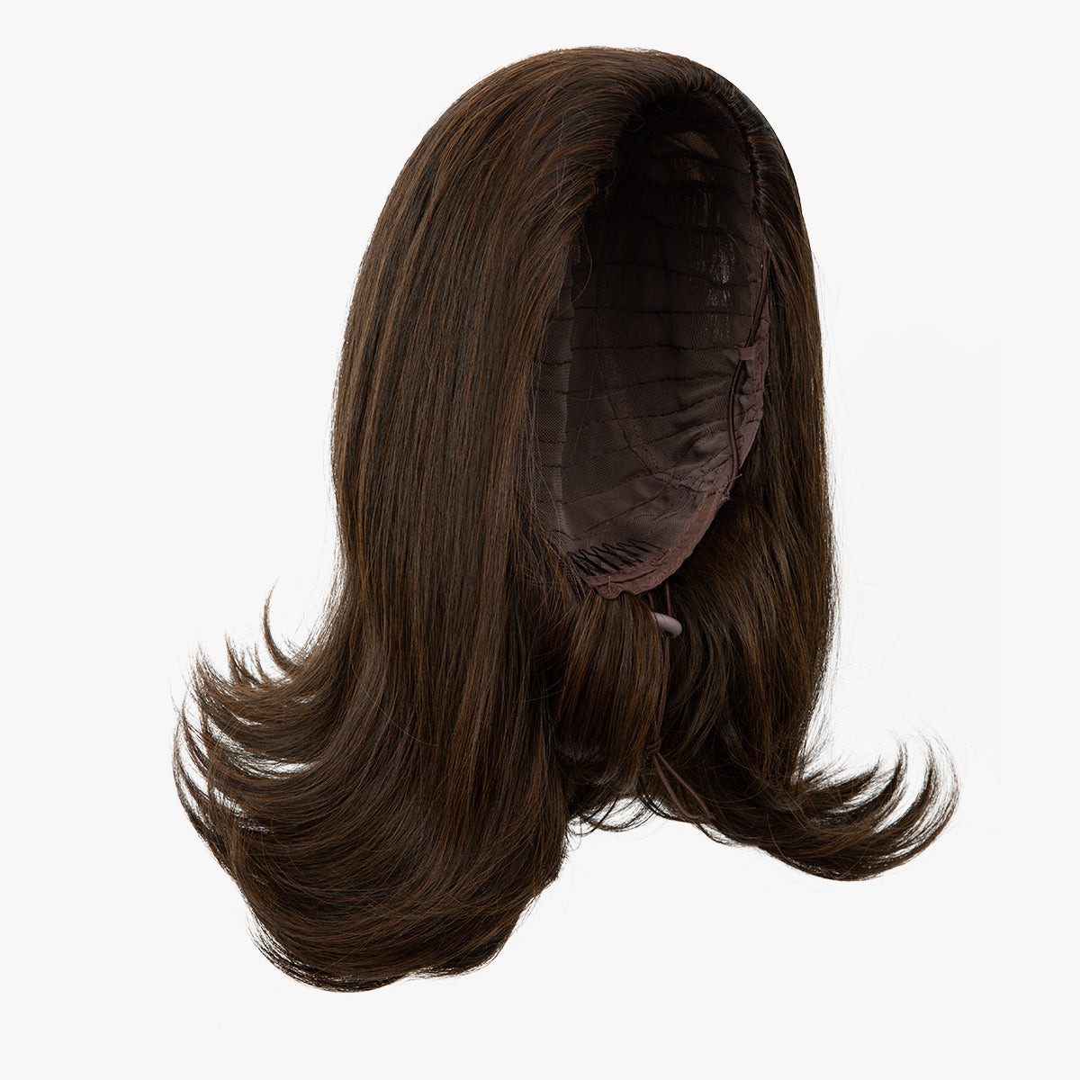 Curly Hair Drawstring Hat Ponytail Half Head Wig