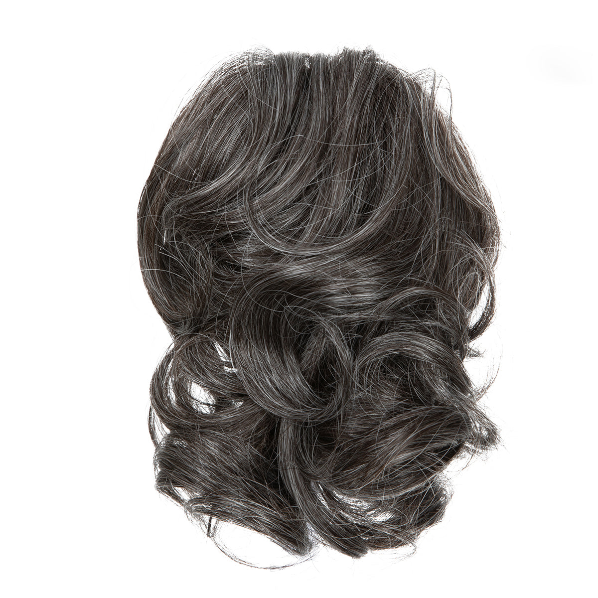 DIY Claw Clip Natural Ponytail Hair Extensions Pepper Grey