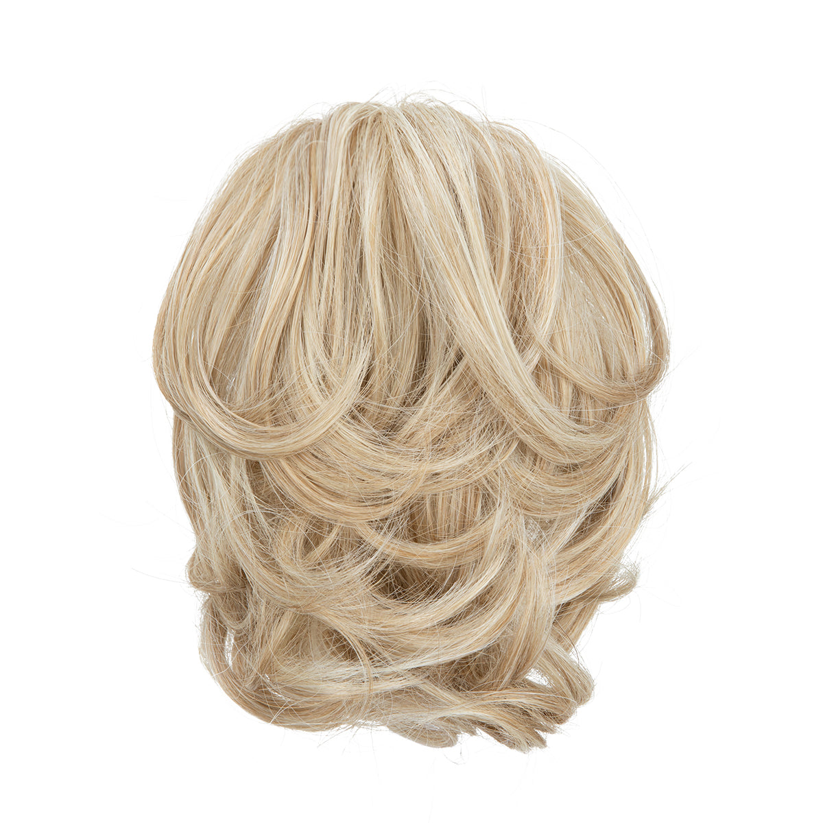 Messy Wavy Short Ponytail Sunny Blonde