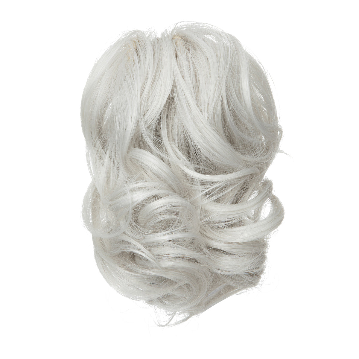DIY Claw Clip Natural Ponytail Hair Extensions White