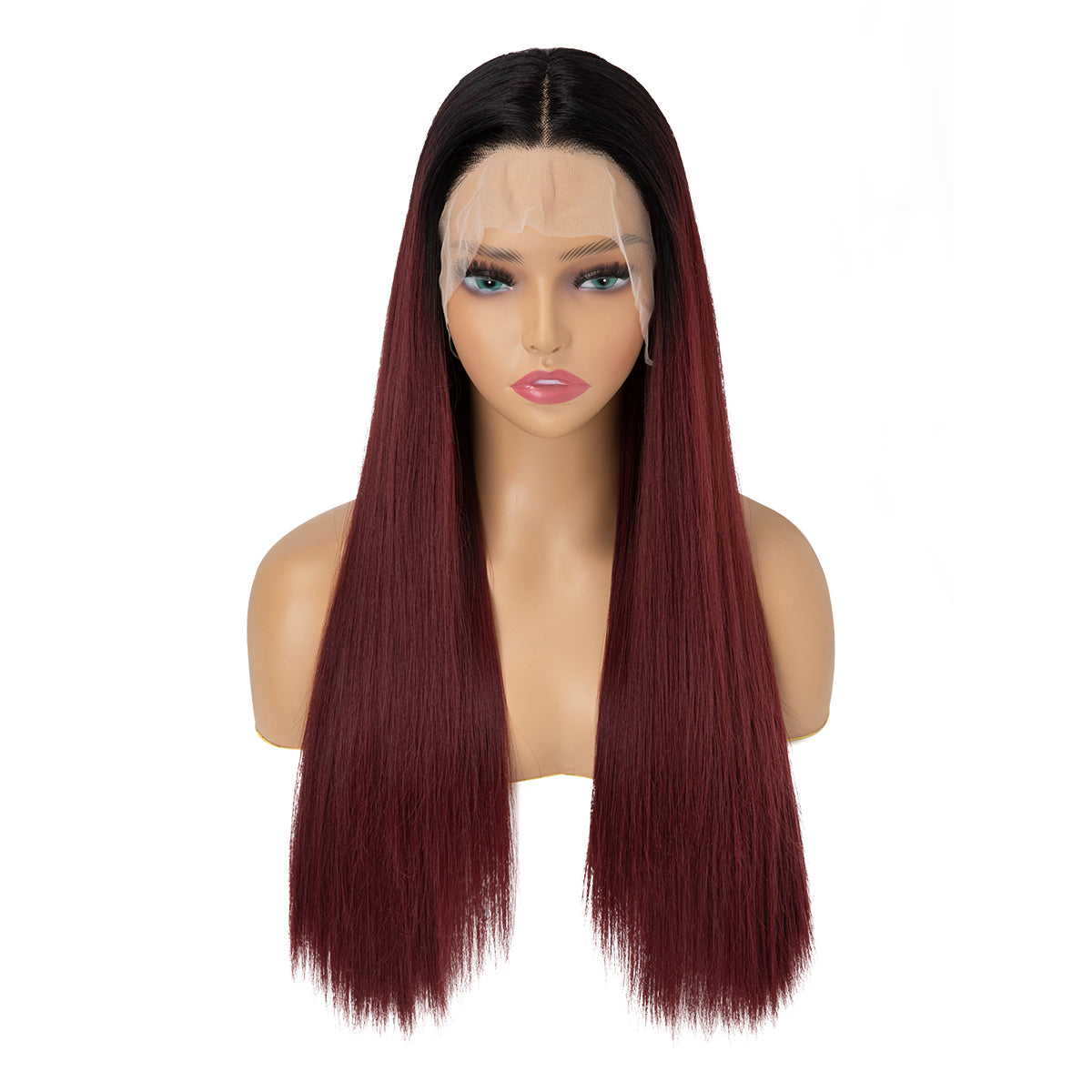 Long Straight Cosplay Heat Resistant Natural Lace Wig