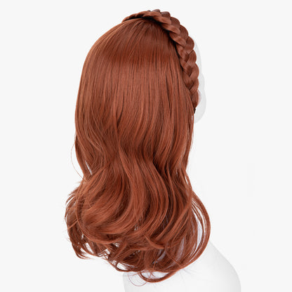 Golonee Half Wig with Headband Reddish Brown