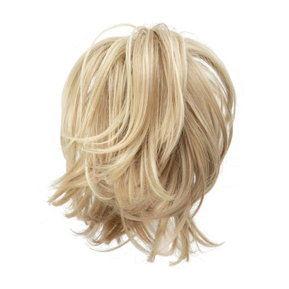 DIY Messy Claw Clip Short Ponytail Wig Dirty Blonde