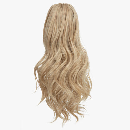 Natural long curly ponytail Light Blonde