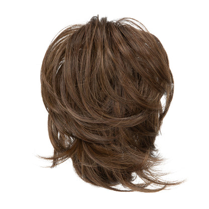 DIY Messy Claw Clip Short Ponytail Wig Chocolate Multi