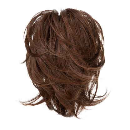 DIY Messy Claw Clip Short Ponytail Wig Red Vino