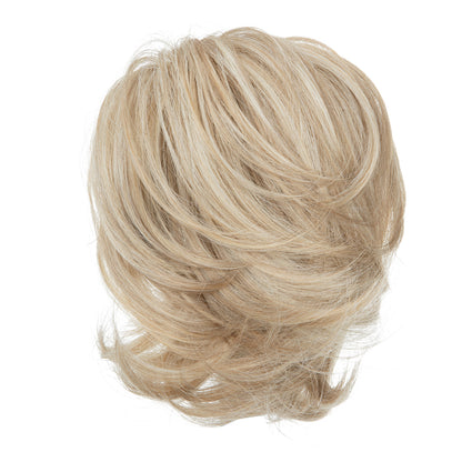 DIY Messy Claw Clip Short Ponytail Wig Sunny Blonde